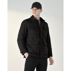 닥스 골프 24FW 가격인하PREMIUM 블랙 사파리 패딩 점퍼 DGJU4D712BK