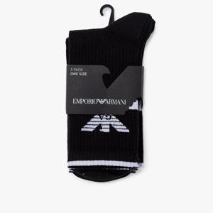 [엠포리오 아르마니 언더웨어]이글 라인 리브드 삭스 3PACK (814345006)