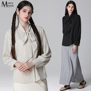 모리모리스 베티 도트 블라우스