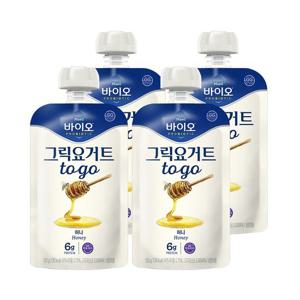 [매일유업]바이오 그릭요거트투고 허니 120g 4개