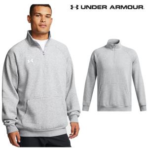 [언더아머(백)]남성 기모 UA 라이벌 플리스 반집업 티셔츠 1386016-012