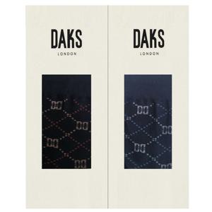 [닥스(양말)]DB24812 신사중목 로고다이아 2족세트