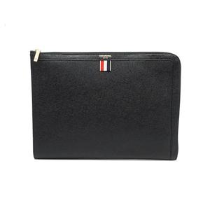 톰브라운 그레인 레더 폴리오 클러치백 블랙 MAC074A 00198 001