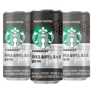 스타벅스 파이크플레이스 로스트 블랙 200ml x 12캔