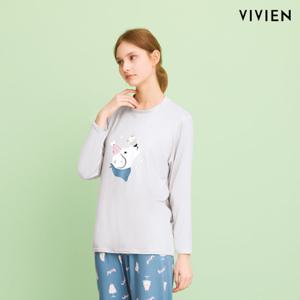 [비비안(스타킹)]퍼피 피치기모 상의 LP3061