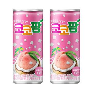 코코팜 피치핑크 복숭아 240ml x 24캔