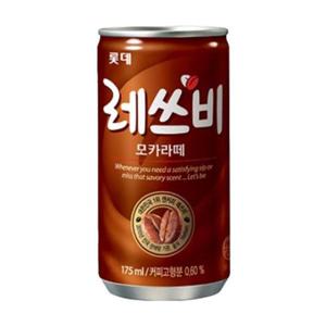 [롯데칠성음료] 레쓰비 모카라떼 175ml 30입