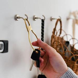 초강력 자석후크 6color [현관문 네오디움 자석 고리 마스크 다용도 열쇠 보관 마그네틱 후크 걸이]