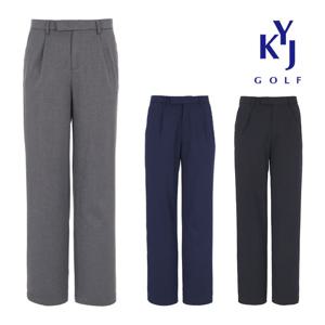 겨울 기모 와이드 슬랙스 링클 스판 남성 골프 팬츠 DOWMSL63