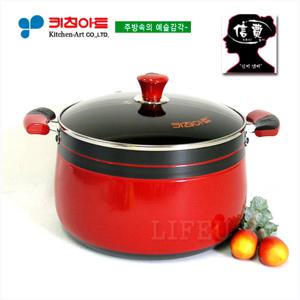 키친아트 신비(  )투톤경질냄비 28CM곰통