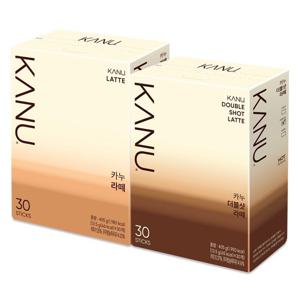 맥심 카누 라떼 30T+더블샷라떼 30T
