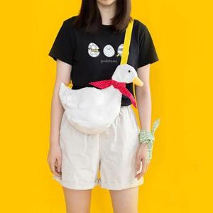 꽥꽥  인싸 오리 가방 크로스백 [동물 인형 슬링백 귀여운 특이한 학생 가방선물 인싸템]