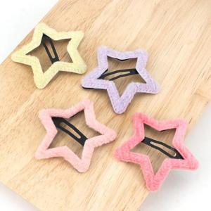 뽀용 별 아기머리핀 아동헤어핀 똑딱핀