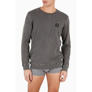 [엠포리오 아르마니 언더웨어]남성 로고 패치 라운지 스웨트 셔츠 (0814336020)