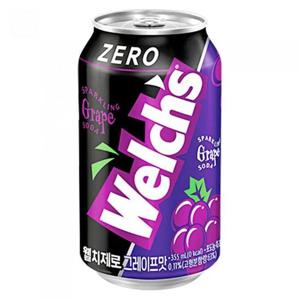 [농심] 웰치스 제로 포도 355ml x 48캔