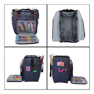 니팅백 뜨개질 가방 휴대용 후크 바늘 파우치 diy 실