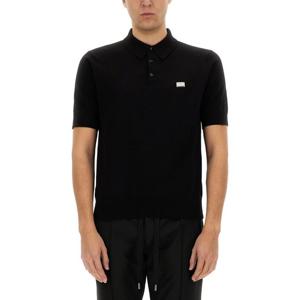 돌체앤가바나 핏 쇼트 슬리브 폴로 셔츠 GXZ02T JBCE9N0000