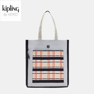 [키플링]케이코 토트백 아다오 플레이드 KLCBT30 KPBL