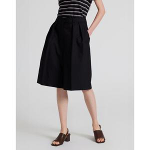 아떼 바네사브루노 여성 24FW 블랙 투턱 와이드 버뮤다팬츠 VLPA4C303BK