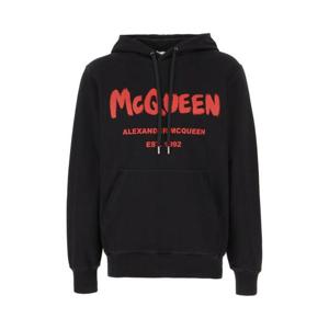 알렉산더 맥퀸 후드 티셔츠 688715QTAAB0509 DOM