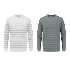 [에디션앤드지]스포티한  스트라이프패턴 라운드 2종중 택1(NEF1ER1921)