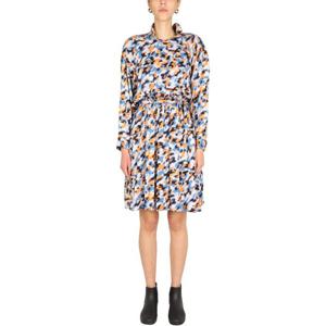 겐조 하이 넥 프론트 버튼 C 미디 원피스 FC52RO070 9P471