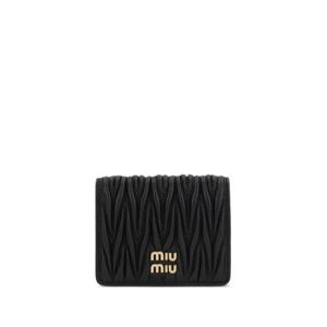 미우미우 지갑 5MV204AFPPF0002 BLACK DOM