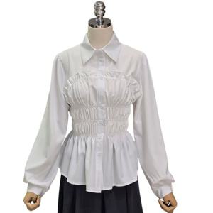 [포커스]카라 스모크 블라우스 (FS5A3BL3077)