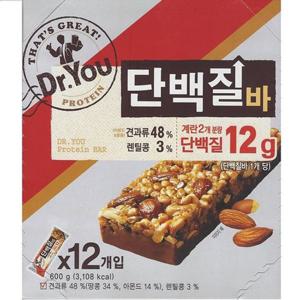 닥터유 단백질바 50g x 12ea