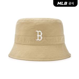[MLB공식] 25N 베이직 원포인트 워싱 버킷햇 BOS (L.Beige) 3AHTB035N