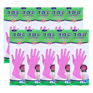 크린랩 주방장갑 ES 고무장갑 대 10개