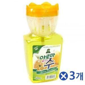 냄세제거 레몬향 아로마수 400mlx3개 실내방향제 집냄새 선물