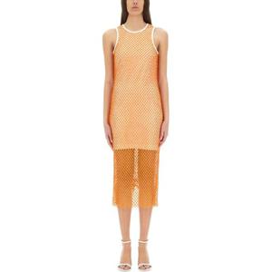 모스키노 메쉬 앤 시퀸 시어 원피스 04213727 0064