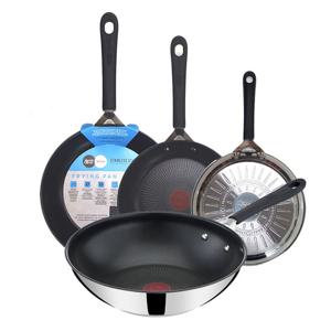 [테팔]테팔인덕션스테인리스제이미올리버퀵앤이지4종(프라이팬20+24+28+볶음팬28cm)