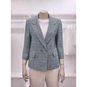 프렐린 세이브존02 잔체크마혼방카라넥자켓 RJK252011