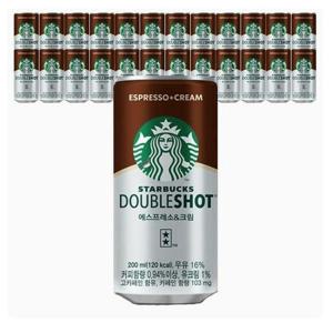 [동서식품] 스타벅스 에스프레소 크림 캔커피 200mlx36캔
