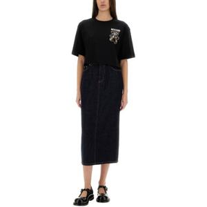 모스키노 하이 웨이스트 데님 스커트 01260422 0510