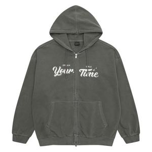 [에꼴리에]박시핏 피그먼트 후드 점퍼_25OT152_OD