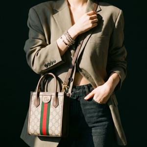 (백화점AS가능)풀구성품 구찌 미니 크로스백 브라운 772317