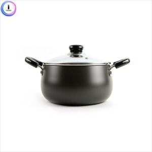 b35 키친아트 냄비(주노블랙) 양수16cm 조리용품 냄비 리빙용품 양수냄비 조리냄비 뚜껑냄비 뚜껑있는냄비