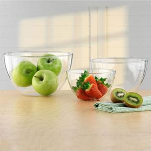 믹싱볼 유리볼 야채볼 다라이 샐러드볼 디저트볼 3p 스텐볼 쌀세척볼 쌀씻는볼 야채볼 유리다라이 유리믹싱