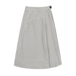 [에꼴드파리][에꼴드파리] 체크패턴 롱스커트_CB24WSA006Z