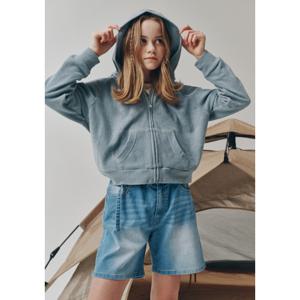 블루테일 AZB2JP04MT 민트 테리 크롭 후드집업