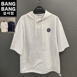 뱅뱅빅사이즈 HC04 봄여름남성얇은후드반팔티셔츠 BTL138