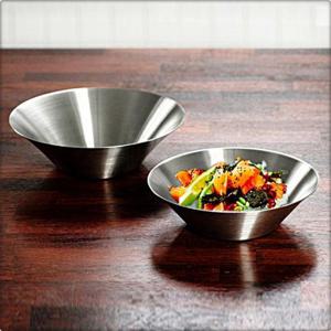퀸센스 식기 스테인레스 샐러드볼 플레이트 2개 세트