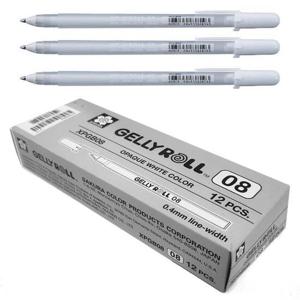 사쿠라 젤리롤펜 06 (12개입) 1다스 (화이트)