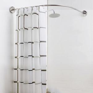 키밍 무타공 코너 샤워커튼봉 ㄱ자 길이조절 화장실