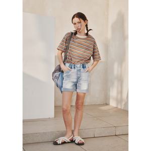 블루테일 AZC2PT02SB 스카이블루 스노우워싱 데님 반바지