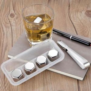 아이스큐브 안녹는얼음아이스큐브4p세트 집게 스텐얼음