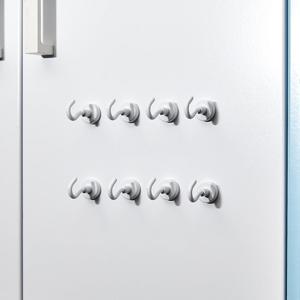 [모던하우스] WOW 현관에 착착 마스크 및 다용도 자석후크 8P WHITE